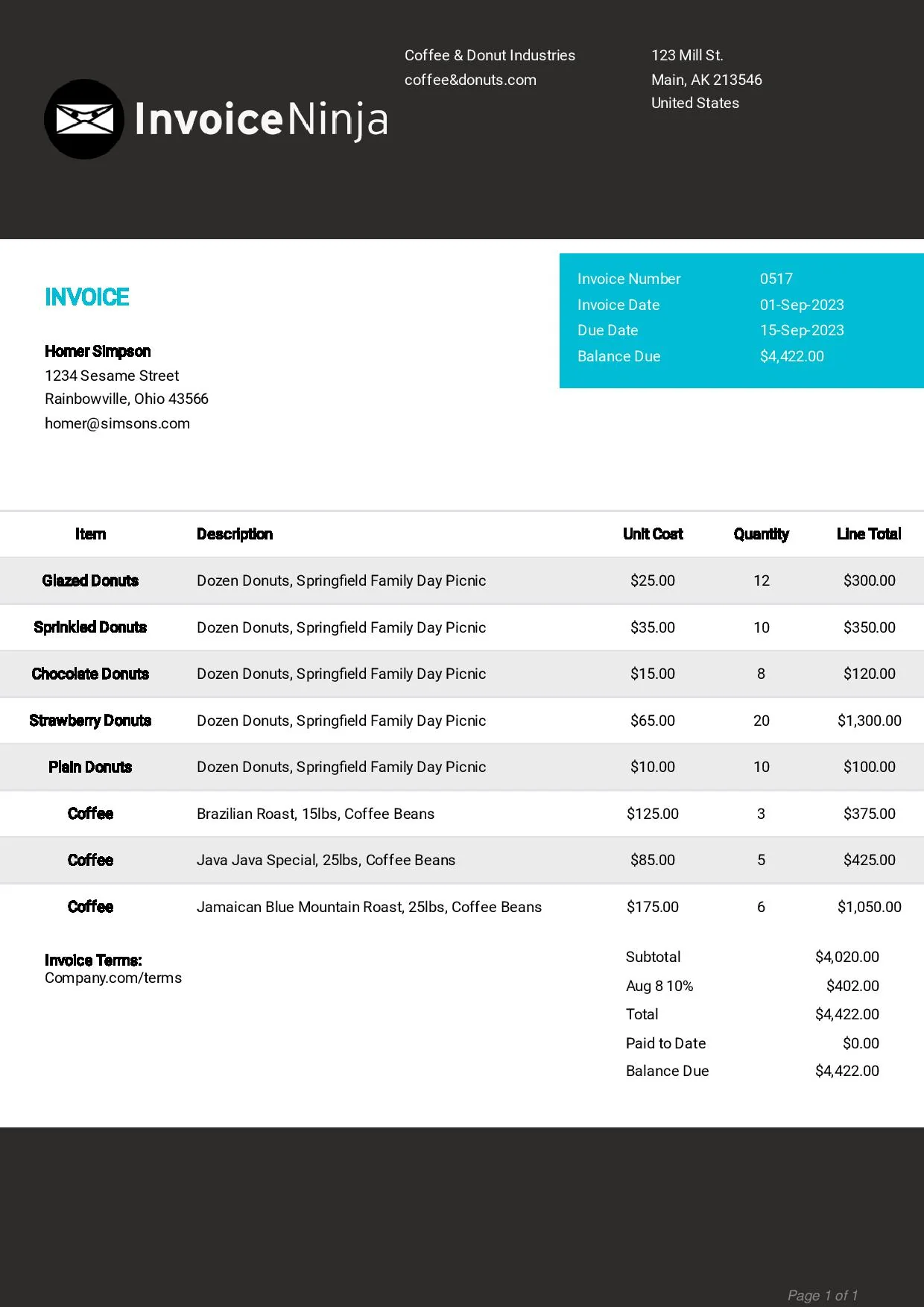 Photographer Invoice Template for Freelance Photography Services Photographer invoice template with itemized service charges and payment terms