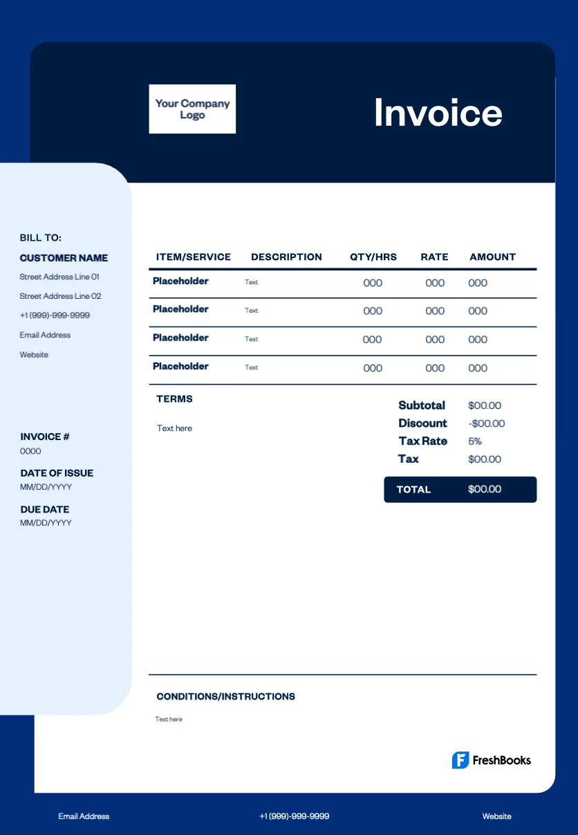 Photographer Invoice Template for Professional Billing Photographer invoice template with line items and totals